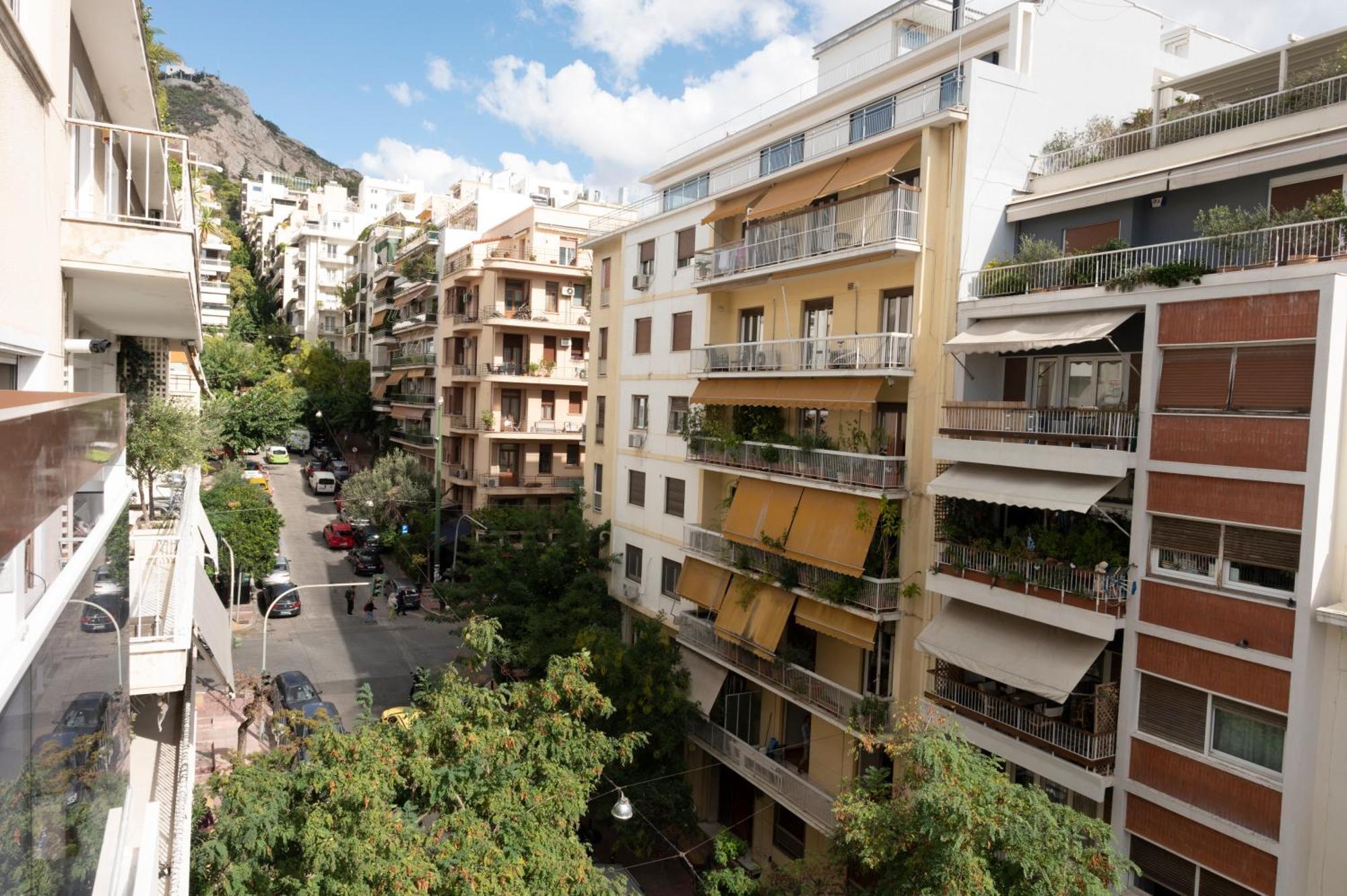 Appartamento Phaedrus Living Luxury Penthouse Ploutarchou Atene Camera foto